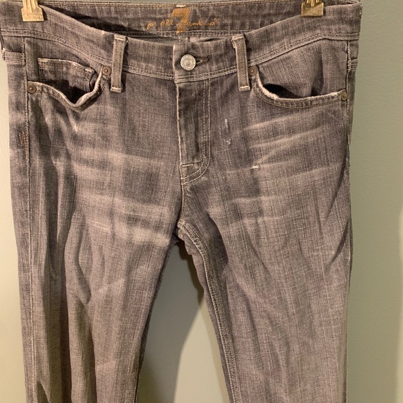 7 for All Mankind jeans Z pocket jeans HTF sz 28 x30-31” - Picture 7 of 8